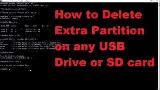 How to Delete Partition of any External USB Drive or SD Card | GreyExploiter