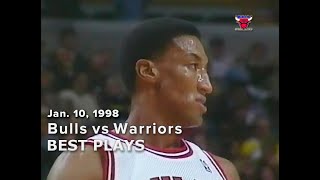 January 10, 1998 Bulls vs Warriors highlights