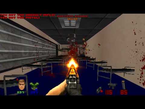 Brutal Doom: Extermination Day - Level 5: Marine HQ (Full 100%)