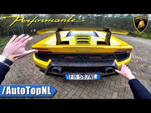 Lamborghini Huracan Performante REVIEW POV Test AUTOBAHN & FOREST Roads by AutoTopNL