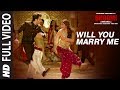 Will You Marry Me Full Video Song | Bhoomi |Aditi Rao Hydari, Sidhant | Sachin - Jigar |Divya&Jonita