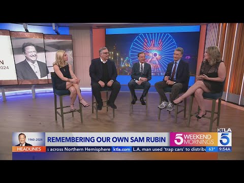 Original KTLA 5 Morning News crew honors the life and legacy of KTLA's Sam Rubin