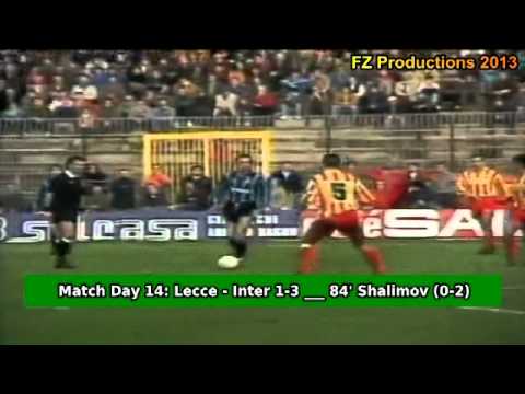Serie A 1993/1994: Best Goals (match days 13-17)