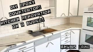 DIY Epoxy Countertop Tutorial: Complete Step-by-Step Guide for Beginners | Upscale on a Budget
