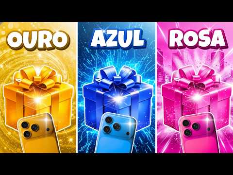 🎁 ESCOLHA SEU PRESENTE: Ouro, Azul ou Rosa | Jogo das Escolhas