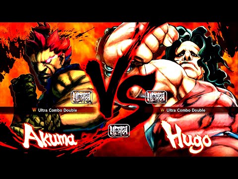 Akuma vs Hugo (Hardest AI CPU) - Ultra Street Fighter 4