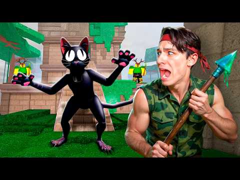 ЭТО ЧЁ ЗА КОТИК?🙀 ПОПАЛ В ДЖУНГЛИ В 99 НОЧЕЙ В ЛЕСУ😱