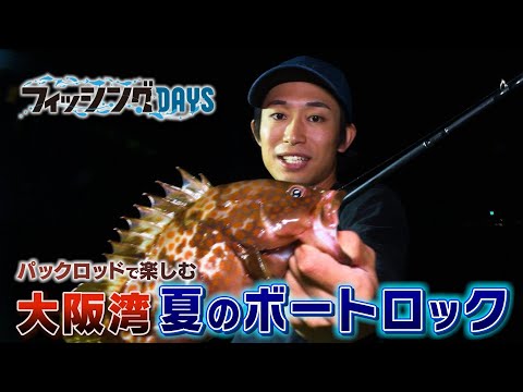 【フィッシングDAYS】#69 パックロッドで楽しむ　夏のボートロックゲーム