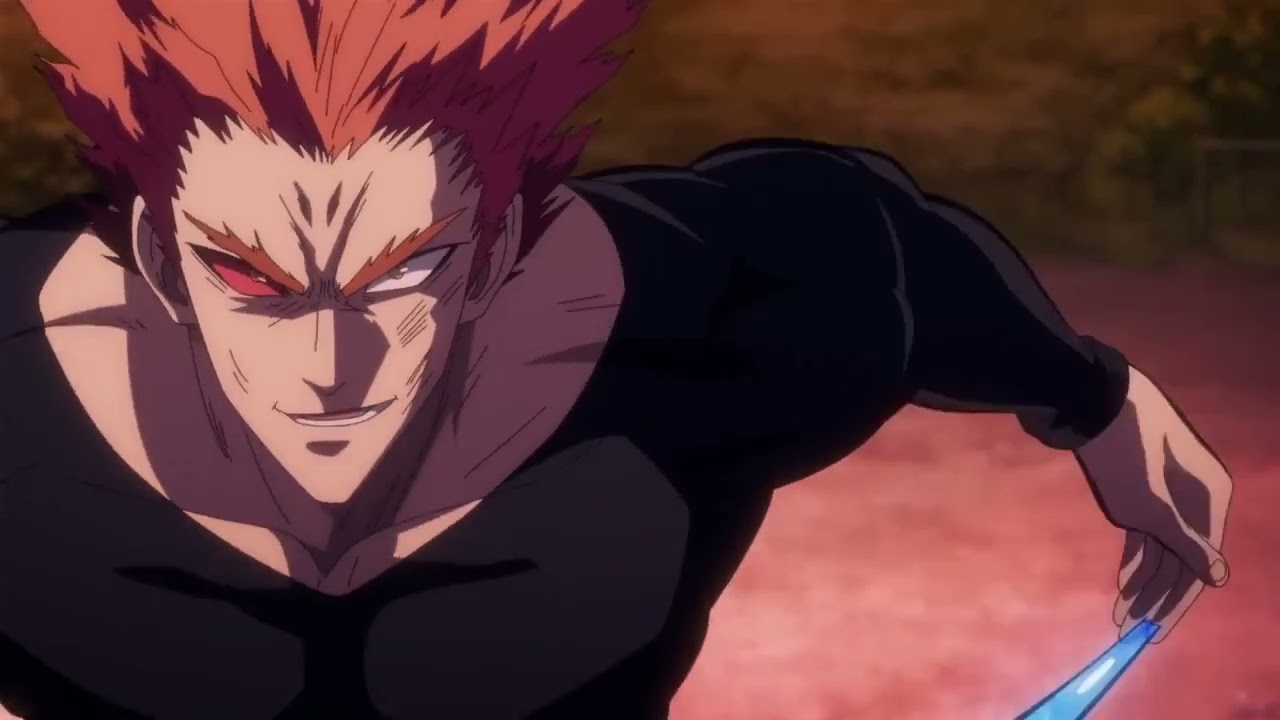 garou vs royal ripper & bug god full fight (One Punch Man Season 3)