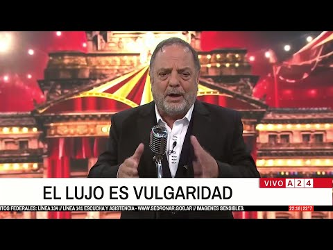 🎙"EL LUJO ES VULGARIDAD": EL EDITORIAL DE BABY ETCHECOPAR