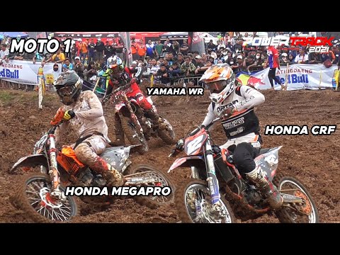 Akhirnya Yamaha WR Berduel dengan Dua Honda Megapro Terbaik..Sport Trail 4Tak Moto1 Powertrack 2021