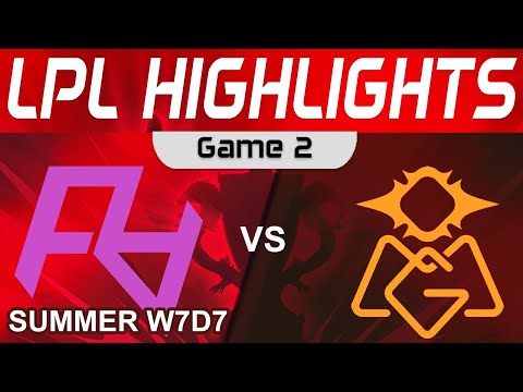 RA vs OMG Highlights Game 2 LPL Summer Season 2023 W7D7 Rare Atom vs Oh My God by Onivia
