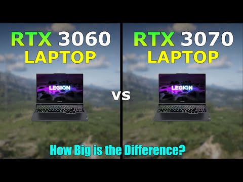 RTX 3060 vs RTX 3070 Laptop - 5 Games Tested in 2023 - How Big is the Difference?