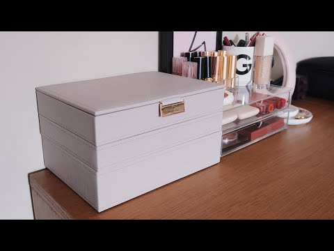 Stackers Classic 3 Set Taupe & Grey Velvet Jewellery Box Unboxing & First Impressions