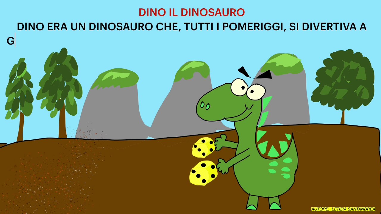 D DI DINOSAURO. Una nuova storia per presentare la consonante D. Video didattico scuola primaria