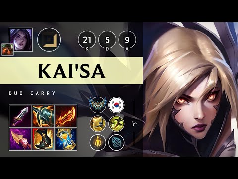 Kai'Sa ADC vs Lucian - KR Challenger Patch 25.16