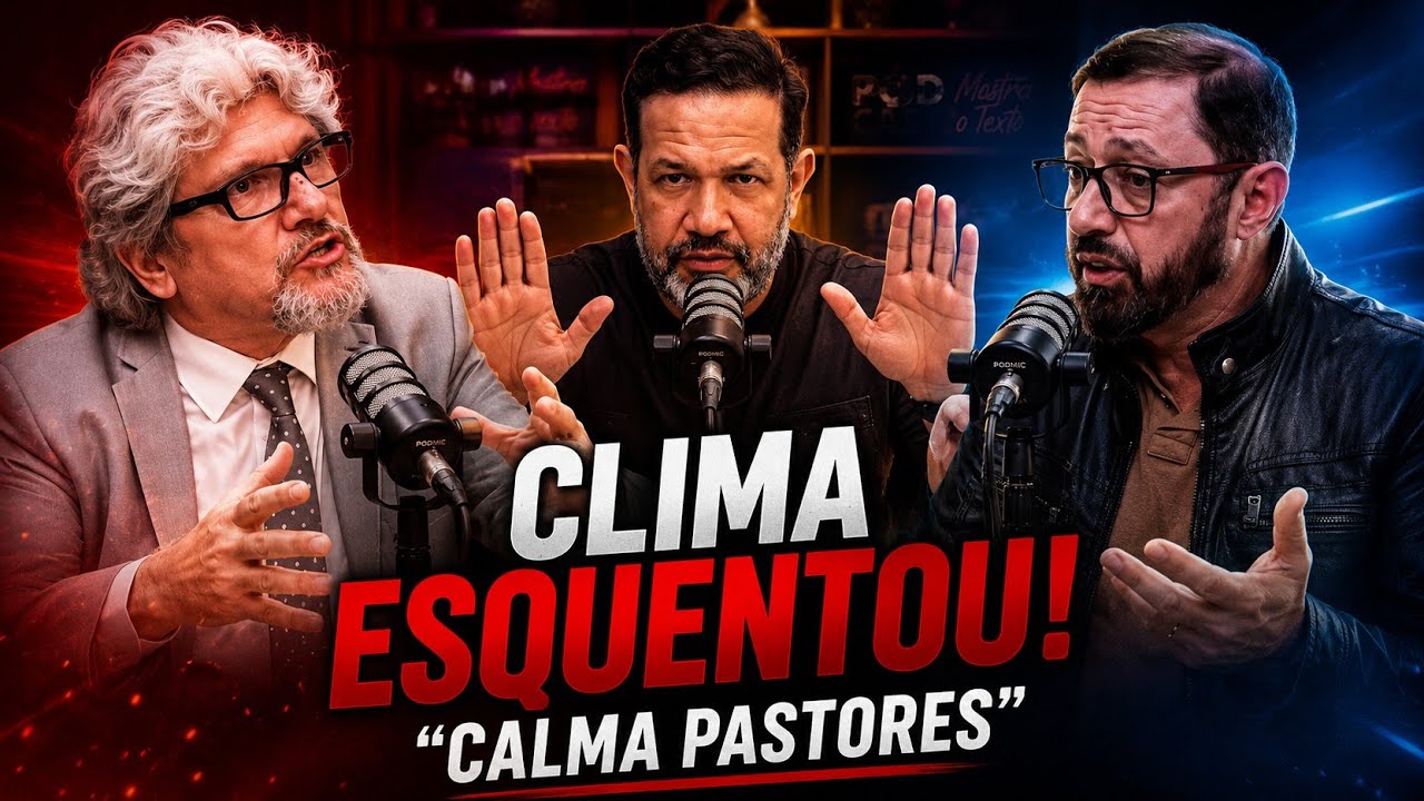 Pastor Sezar teve que acalmar os ânimos ao vivo - O momento mais tenso do debate 