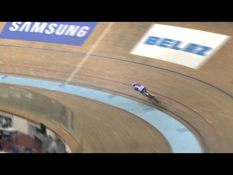ZALESKA - MASIUKOVICH Womens Omnium Time Trial 2013 UCI World Track Championships