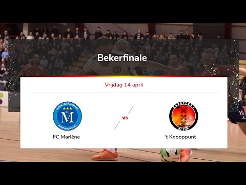 LIVESTREAM Bekerfinale: FC Marlène-'t Knooppunt 14 april 2017