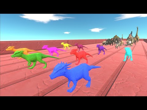 Race to eat NEON STYGIMOLOCH - Animal Revolt Battle Simulator