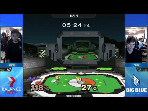 NGPU 23 SSBM - BigFoig (Falco) vs. Crush (Fox) - Melee WSF