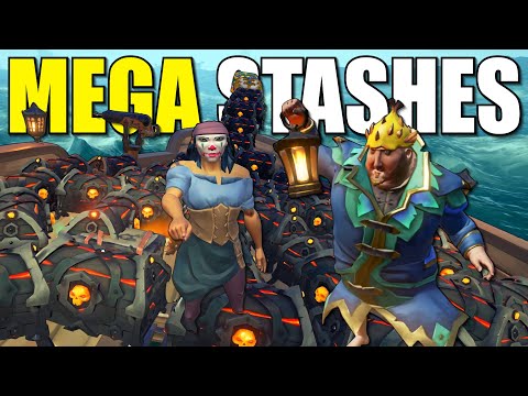 Stealing The BIGGEST LOOT STACKS Of 2025 - Sea Of Thieves