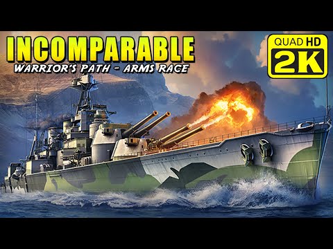 Battleship Incomparable - Almost 400K damage with 508MM guns