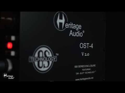 Heritage Audio HAOST4v2 4-slot 500 Series Chassis | Sweetwater Heritage Audio HAOST4v2 4-slot 500 Series Chassis | Sweetwater