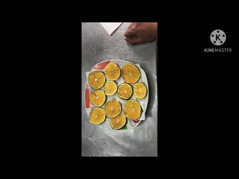 Como desidratar laranja para sabonete artesanal - decoração