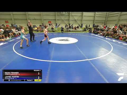 94 Lbs Round 2 - Noah Fenner, Pennsylvania Blue Vs Layne Martin, Michigan Blue 8b24