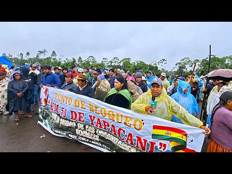 Yapacaní anuncia Cabildo y continua bloqueo contundente y exigen la renuncia de Prodigo Paz