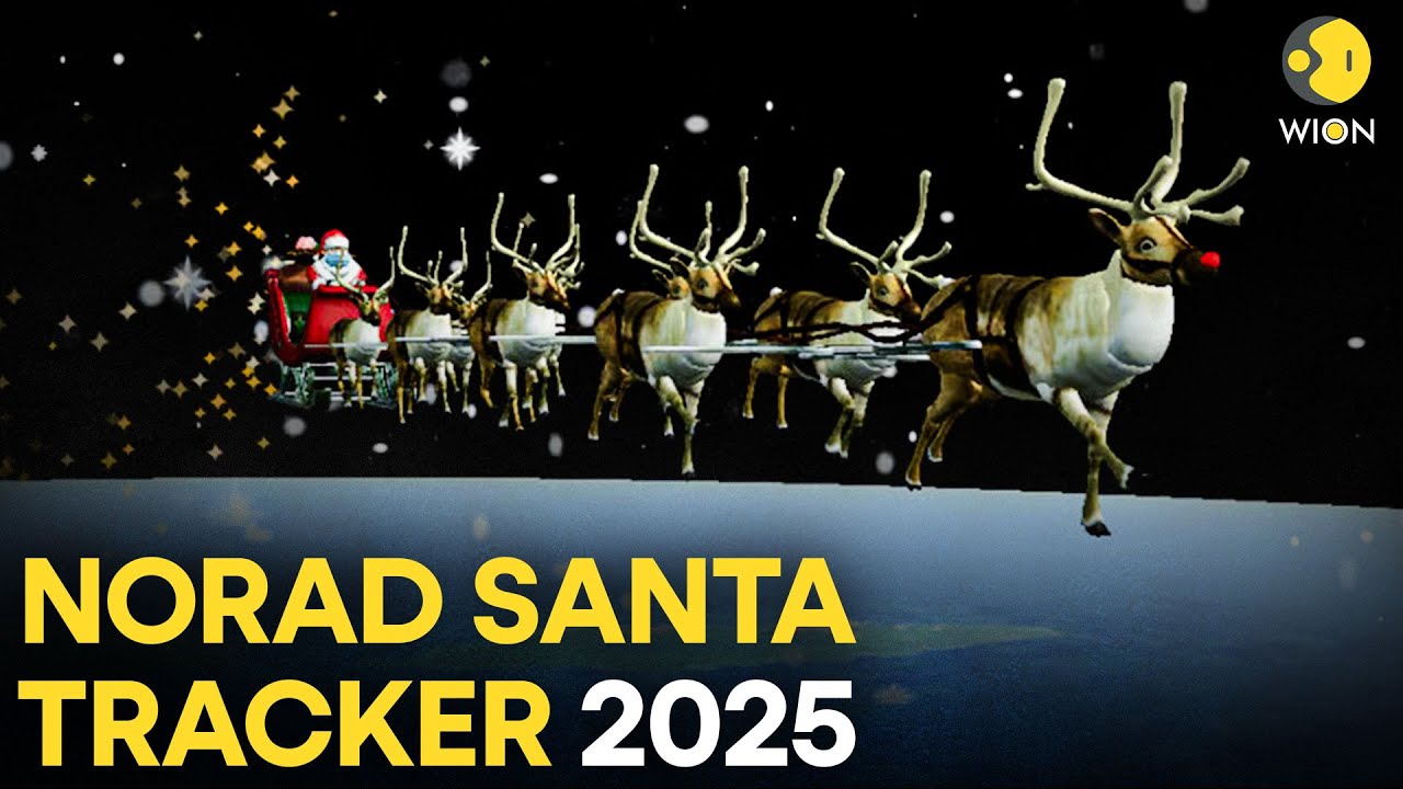 Christmas LIVE: NORAD Tracks Santa Claus Around the World | WION
