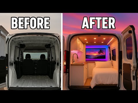 I built a MICRO CAMPER VAN in 30 Days