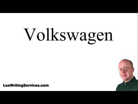 How to Pronounce German Car Names