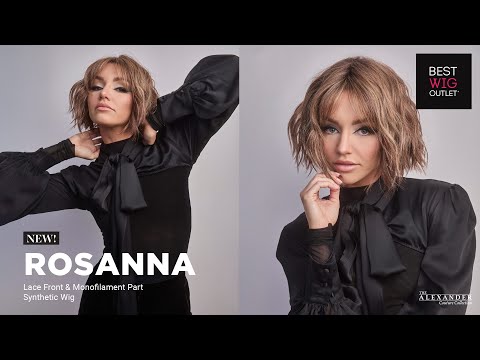 Rosanna | Lace Front & Monofilament Part Synthetic Wig by Alexander (AX1045/AX1045R)