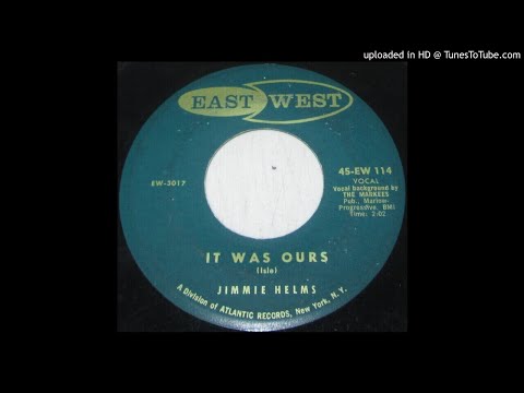 Jimmie Helms-"It Was Ours" 1958 TEEN ROCKABILLY 45