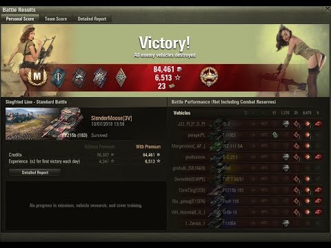 FV215B (183) - Ace. 8.7k Damage.