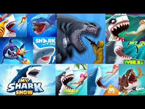 ALL THE BEST HUNGRY SHARK GAME 2024 IN ANDROID