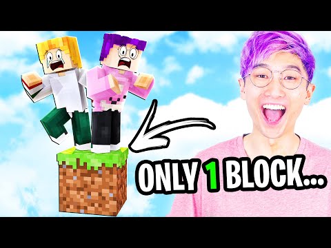 Can We Beat MINECRAFT BUT IT'S ONLY ONE BLOCK!? (SKYBLOCK)