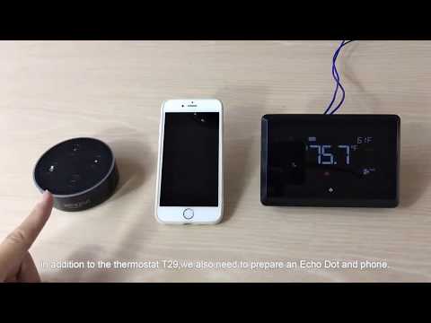 Google Home Smart Thermostat,Google Home Compatible Thermostat T29UTW-7-WIFI（TY）.