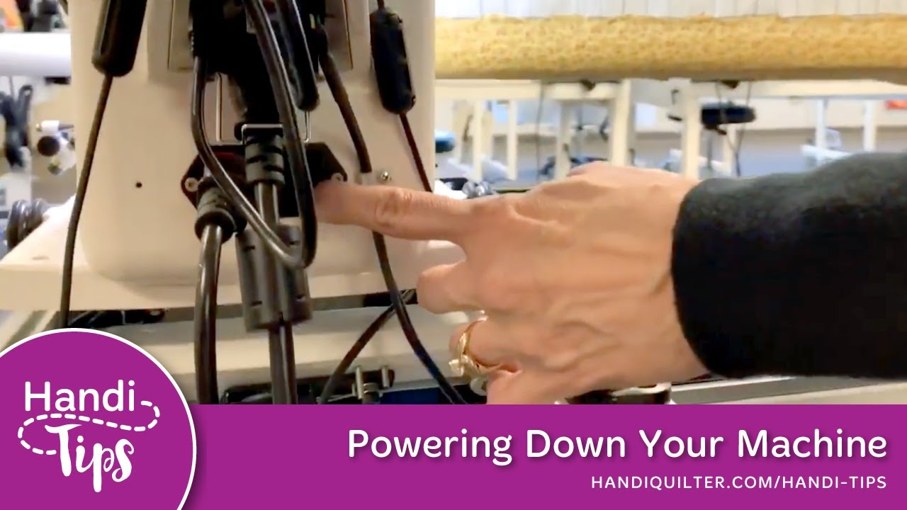 Powering Down Your Machine - Handi Tip