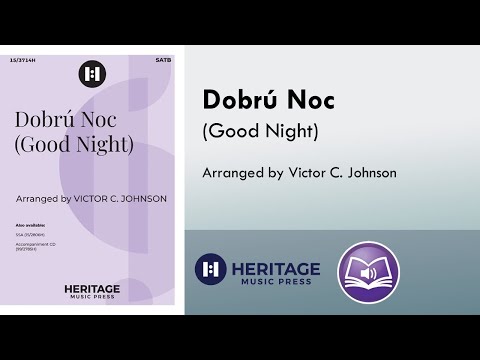 Dobrú Noc (SATB) - arr. Victor C. Johnson