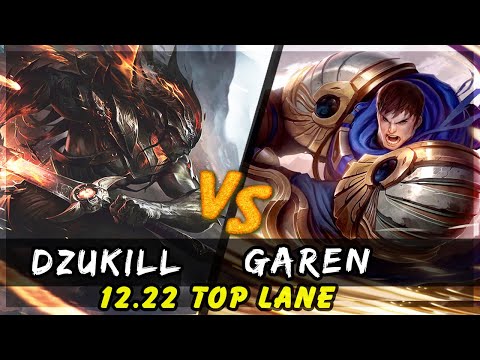 Dzukill - Yasuo vs Garen TOP Patch 12.22 - Yasuo Gameplay