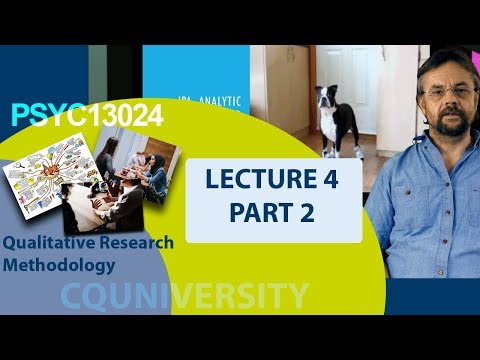 CQU PSYC13024 Lecture 4 Part 2