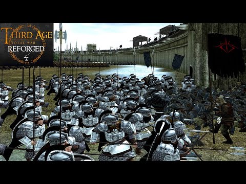 ELVES AND DWARVES UNITE TO DEFEND OIVLAD (Siege Battle) - Third Age: Total War (Reforged)