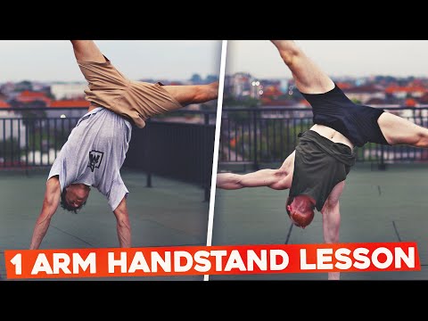 Learning the One Arm Handstand (OAHS) with @Matthewismith