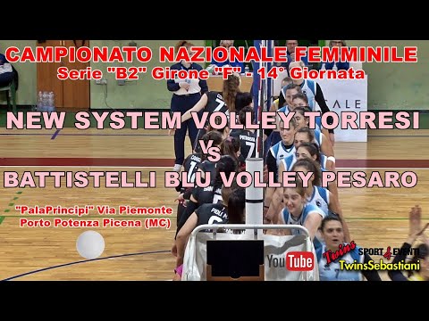 🏐 NEW SYSTEM VOLLEY TORRESI vs BATTISTELLI BLU VOLLEY PESARO 🔴 Differita 06/03/2024 Ore 20:00