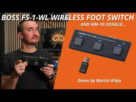 BOSS // FS-1-WL Wireless Foot Switch // Demo by Martin Klaja