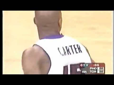 2001.12.09 - Vince Carter 42 pts Highlights vs Suns [Clutch shots & Poster dunk]