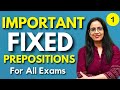 Important Fixed Prepostion For SSC CGL CHSL MTS CPO STENO NDA CDS Banking 1 Rani Ma Am